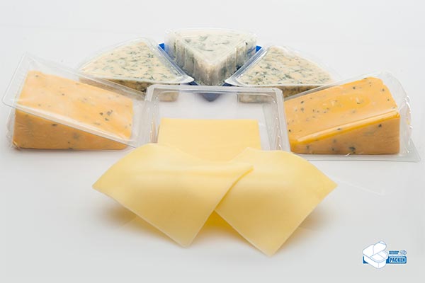 Plastic packaging for cheese
